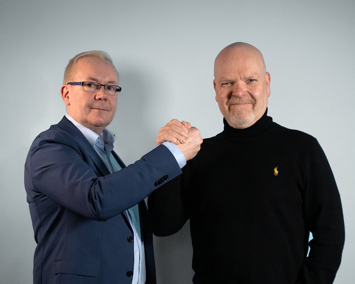 Misa Ahola ja Ari-Pekka Saarela Q-Factory Oy